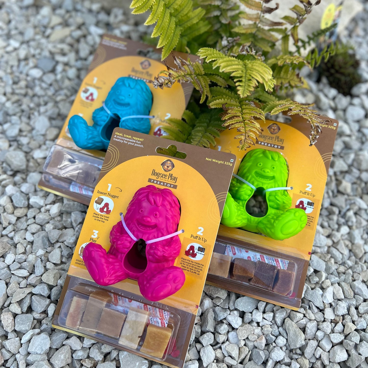 DOGSEE YETTI YAK ENRICHMENT TOY WITH YAK PUFFS & YAK REFILS