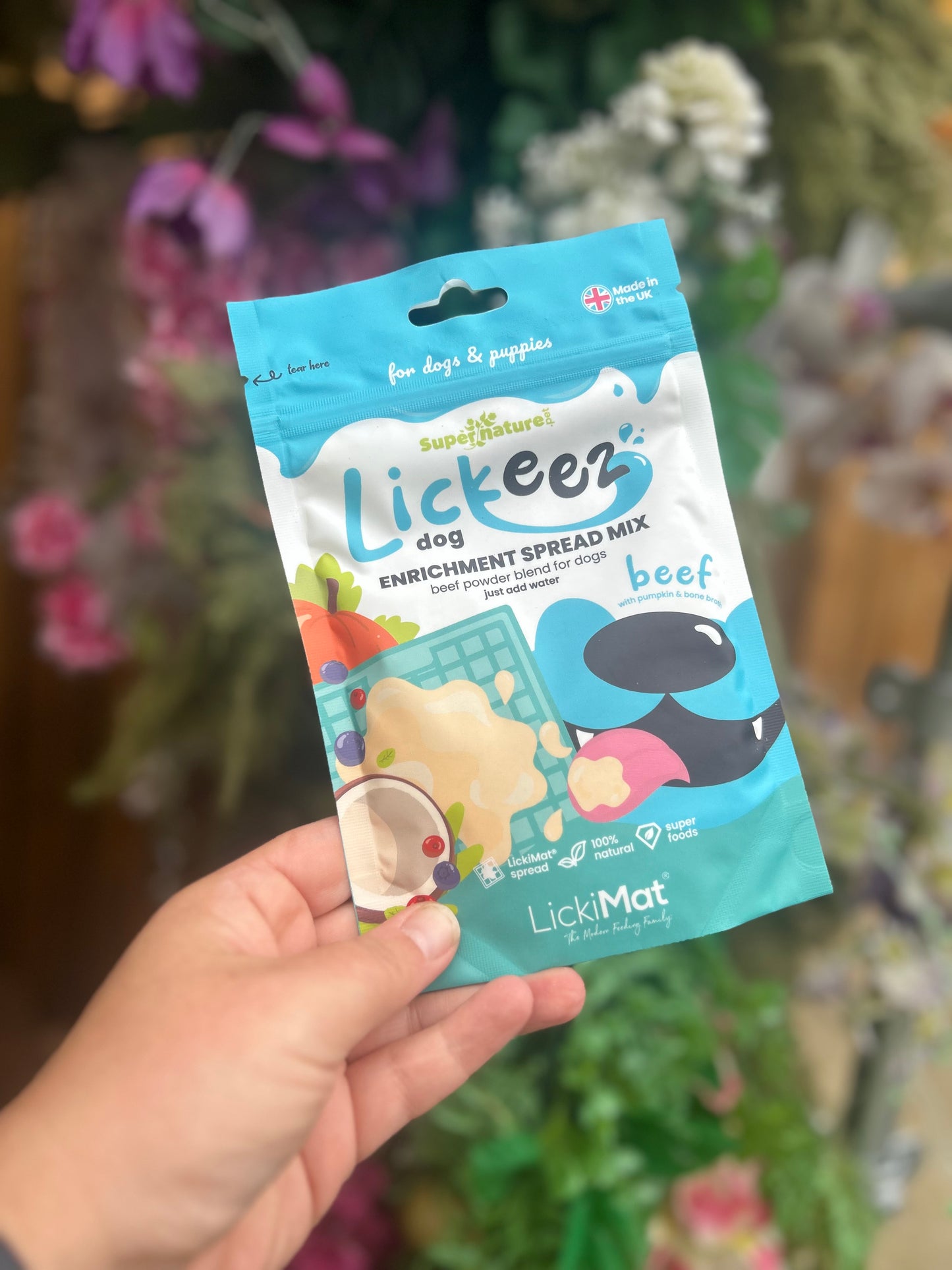 LICKEEZ ENRICHMENT SPREAD PORK & BEEF
