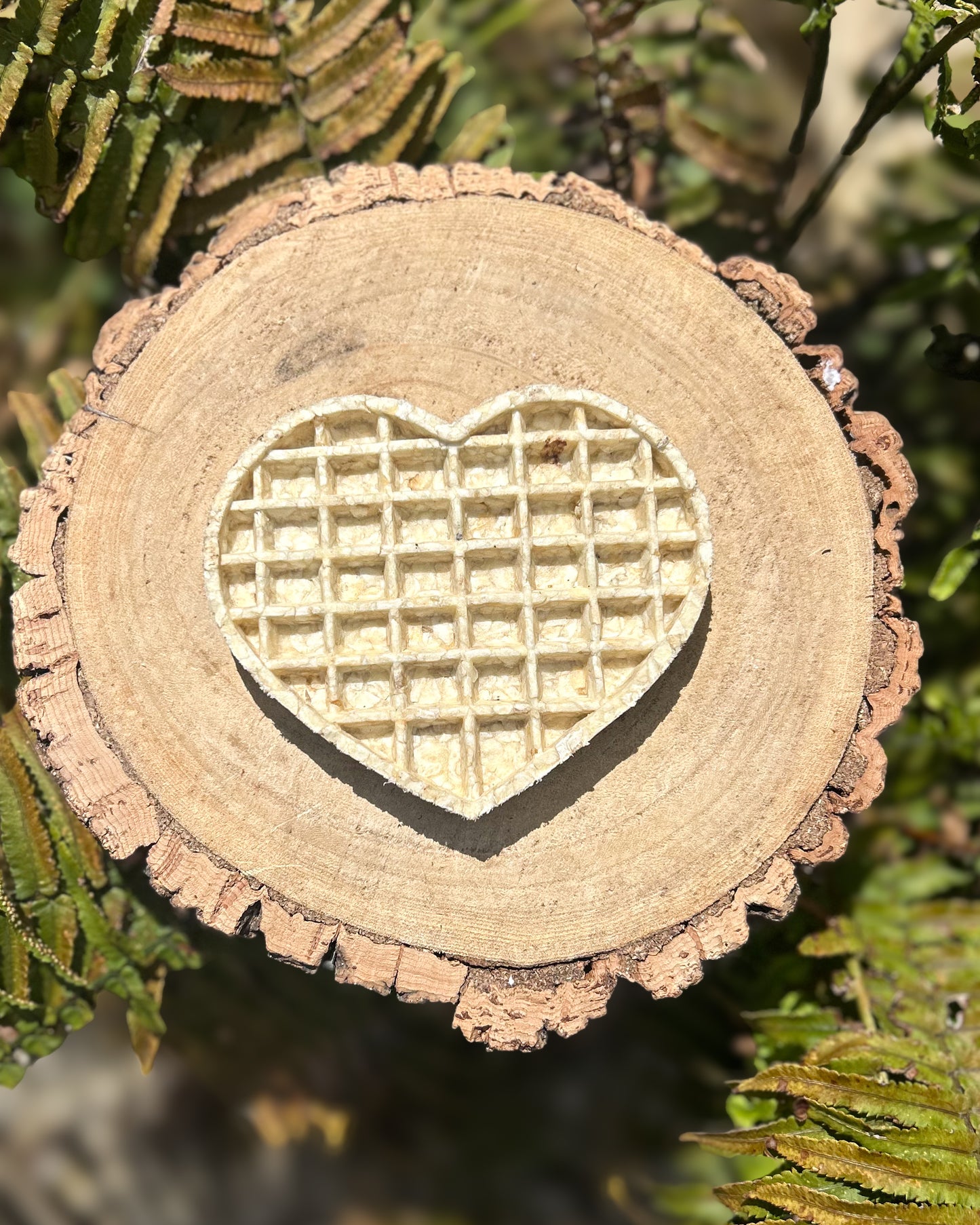 ANCO NATURAL COLLAGEN HEART WAFFLE CHEW SMALL & LARGE