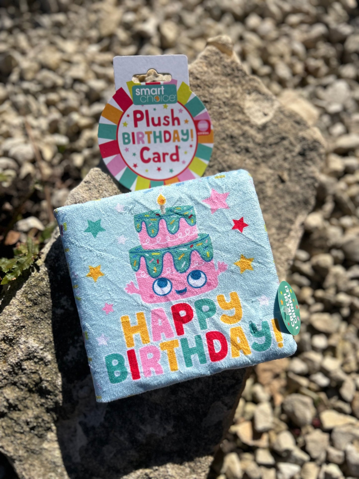 CRINKLE BIRTHDAY CARD PLUSH TOY