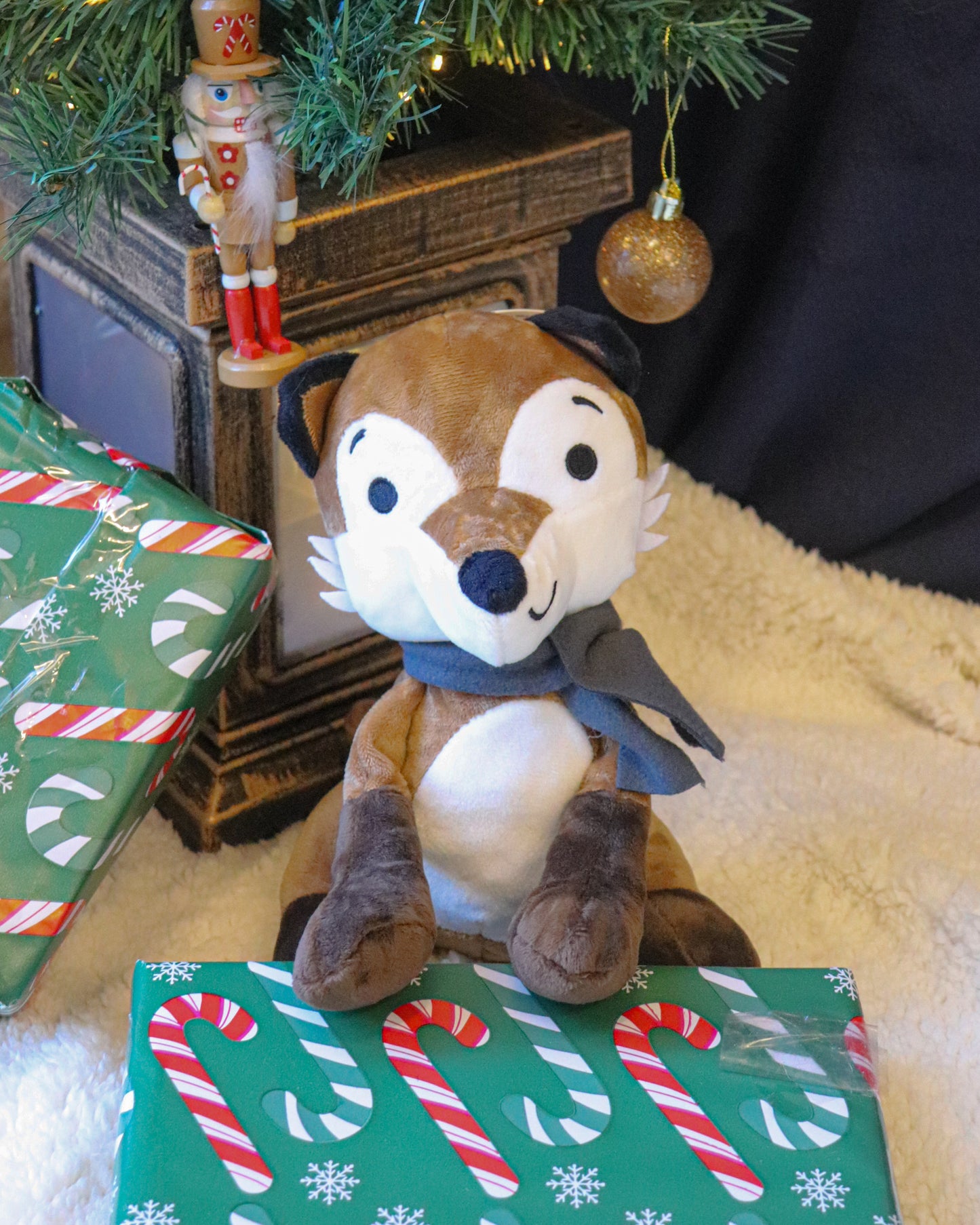 FREDDIE WINTER FOX PLUSH TOY PLUSHIE