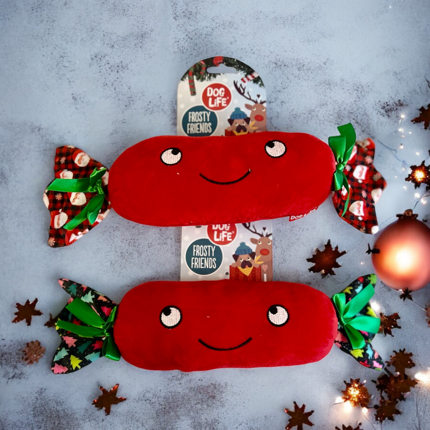 CRACKIN CRACKERS PLUSH DOG TOY