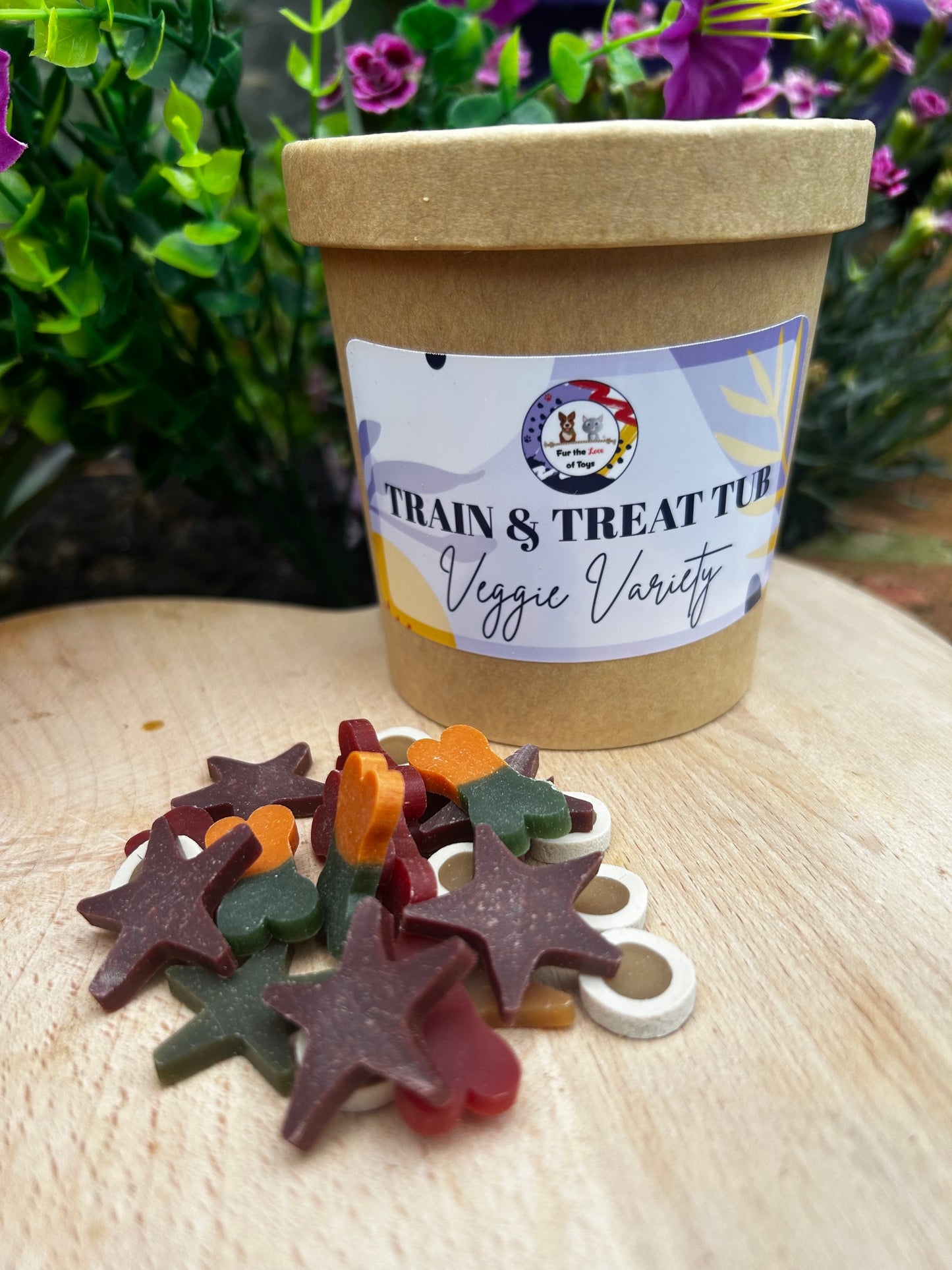 TRAIN & TREAT TUB VEGGIE VARIETY