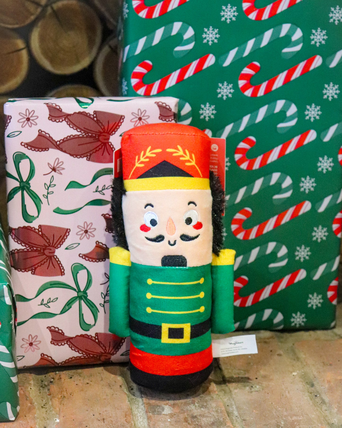 HUGSMART NUTCRACKER HAPPY WOOFMAS PLUSH TOY