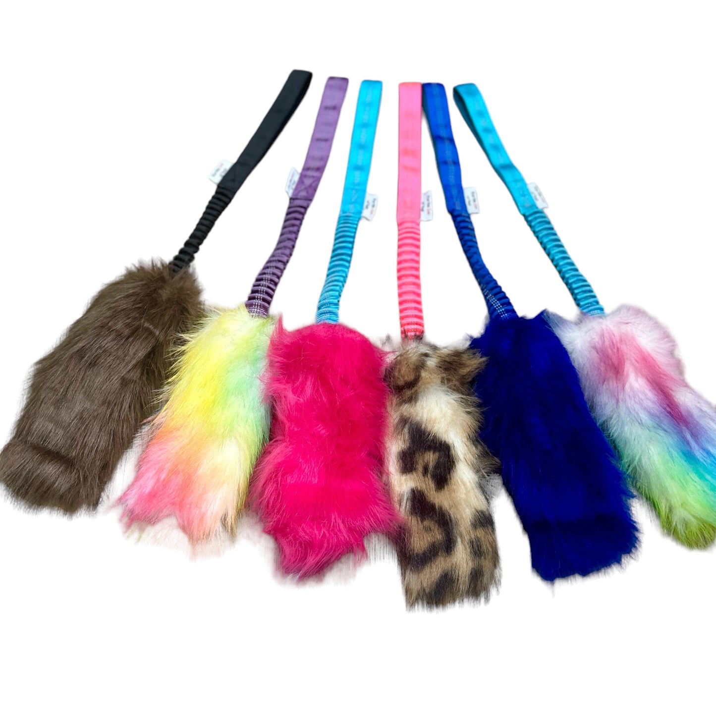 FAUX FUR BUNGEE LURE TUG ROPES