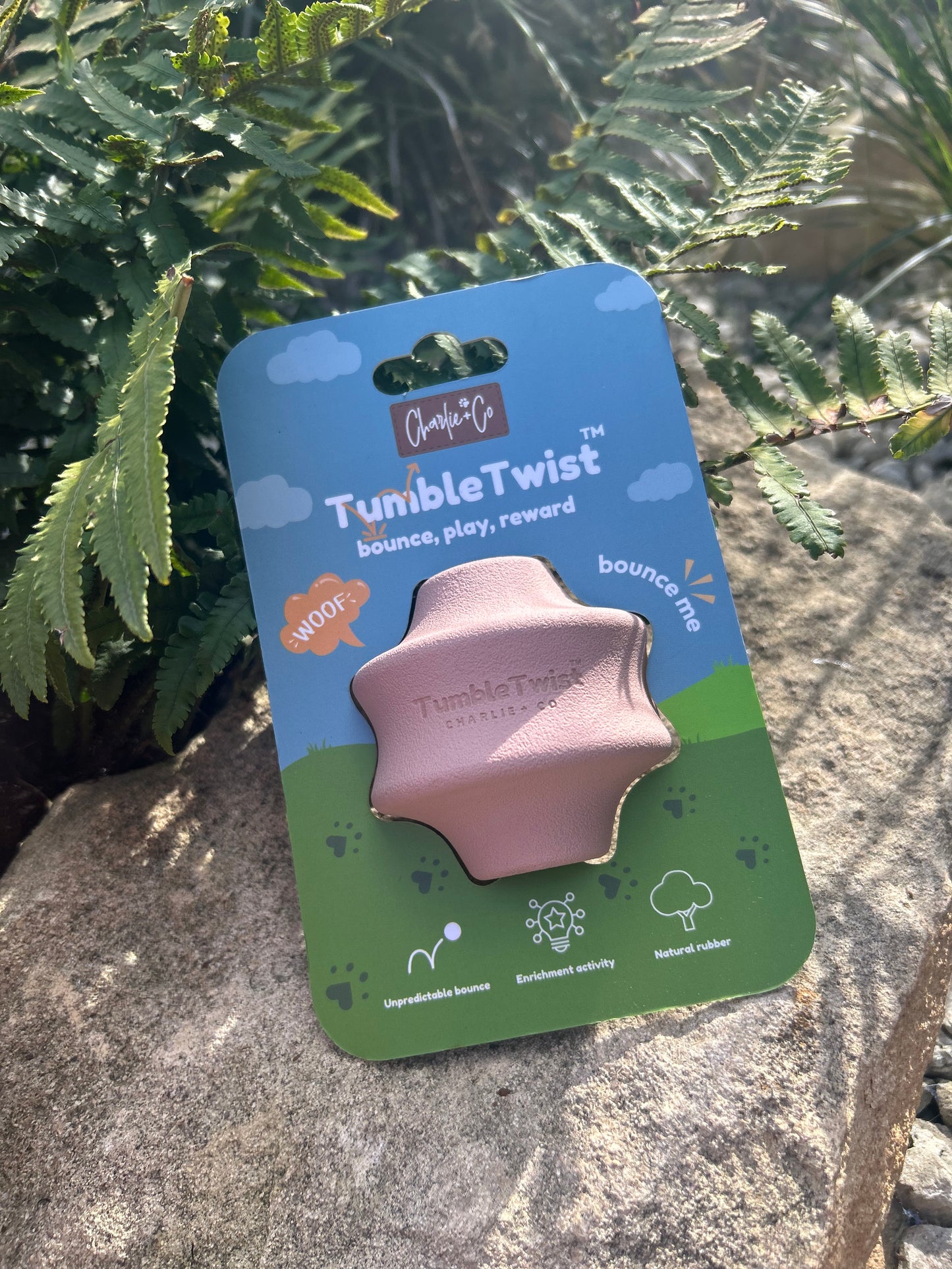 TUMBLE TWIST ENRICHMENT TOY BALL