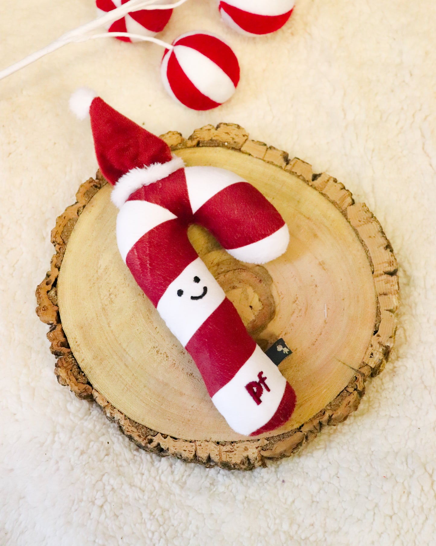 CANDY THE CHRISTMAS CANDY CANE SMALL CHRISTMAS PLUSH TOY