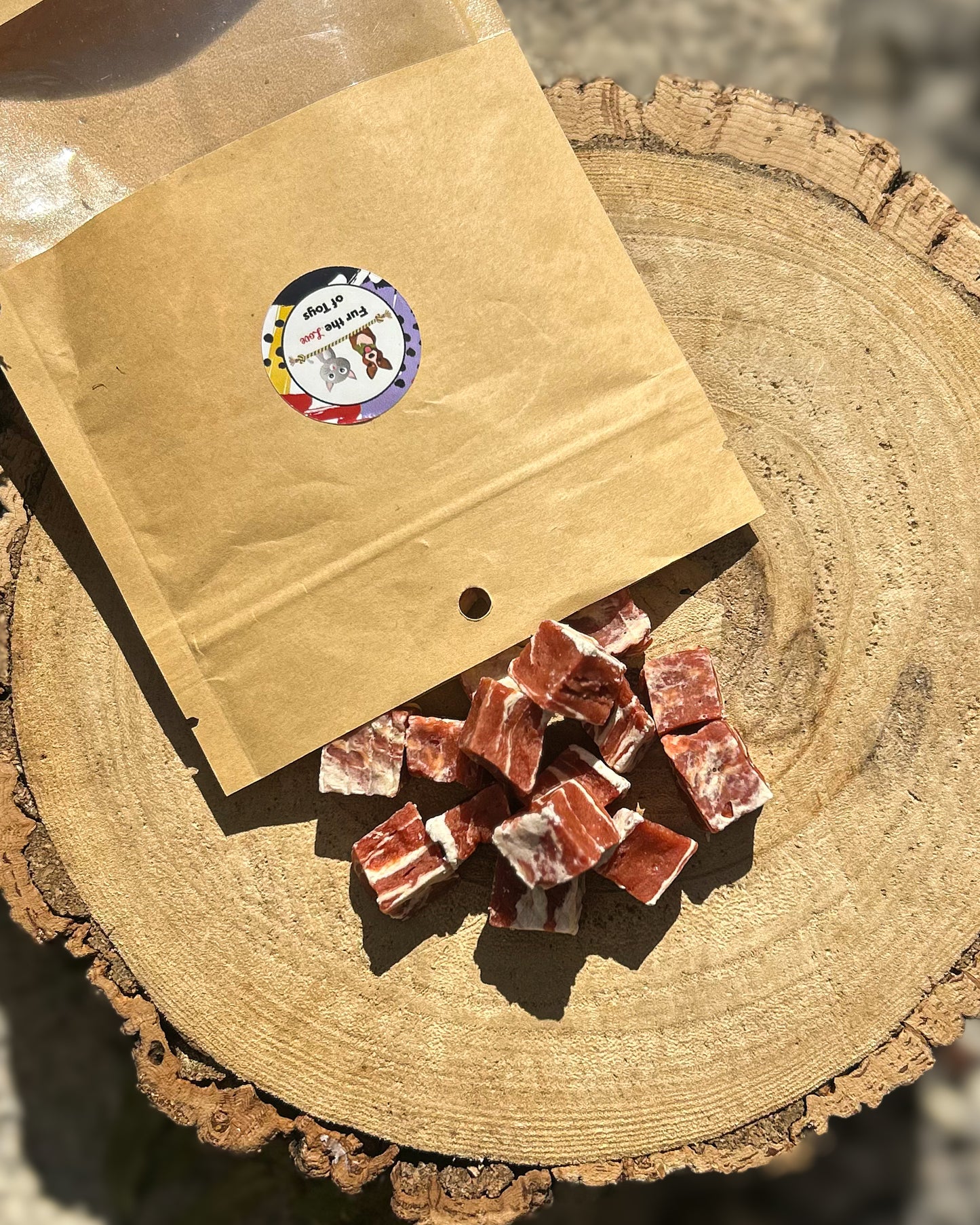 MARBLED DUCK & COD CUBES 100g