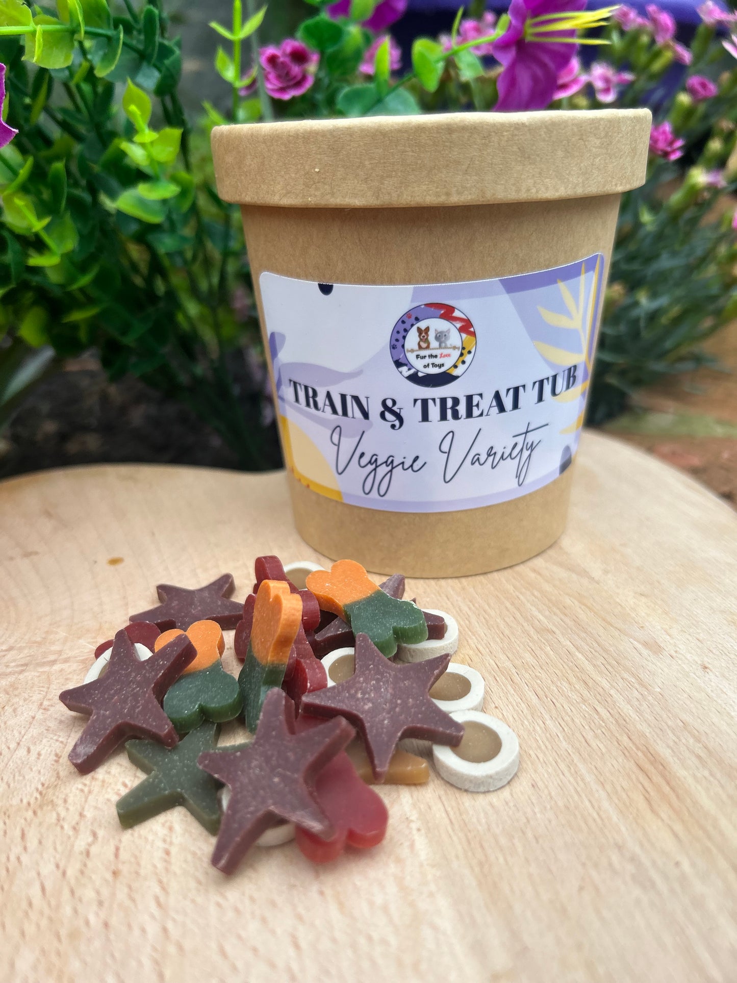 TRAIN & TREAT TUB VEGGIE VARIETY