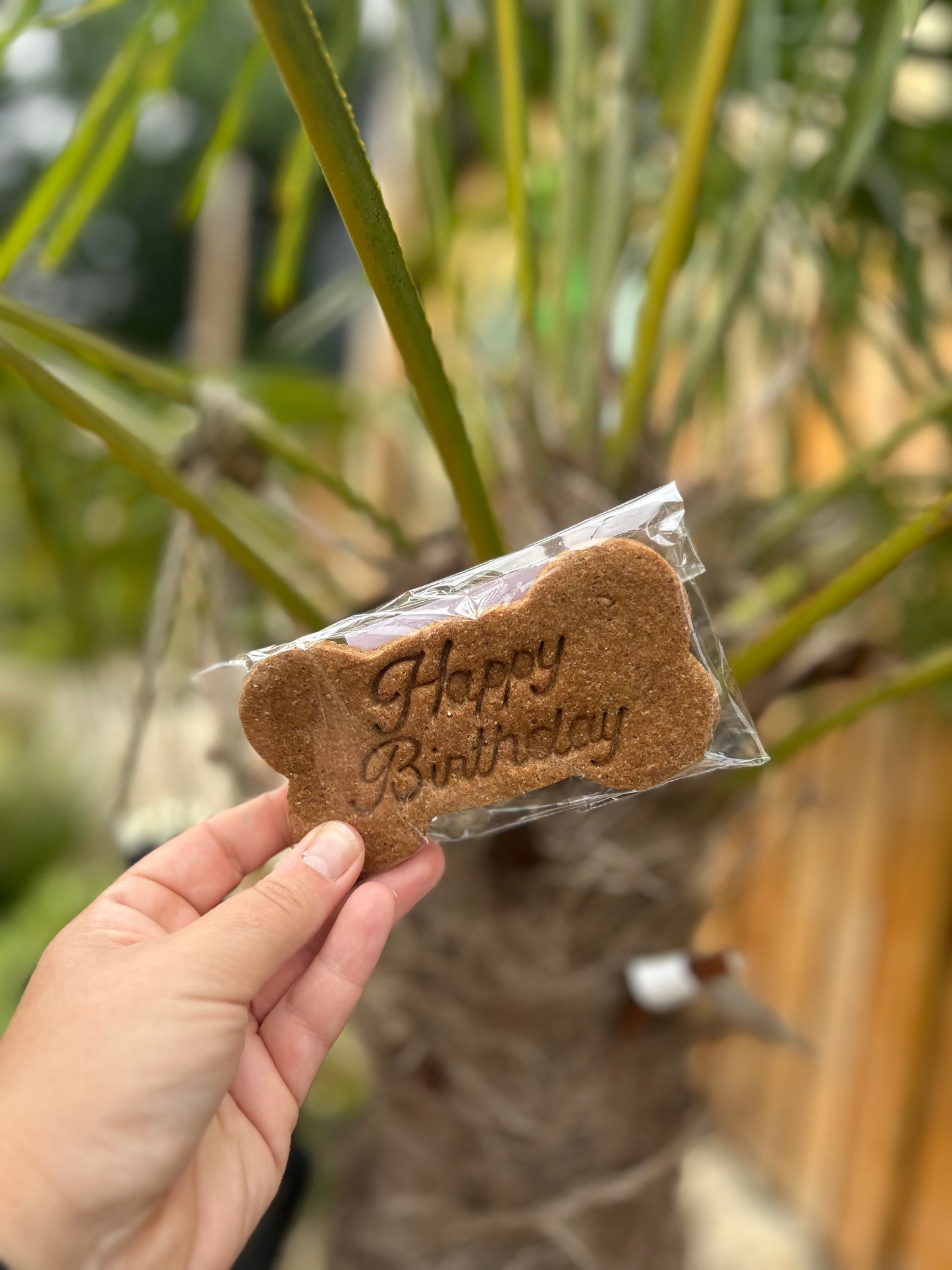 NELSON’S TREATS LARGE HAND BAKED DOG BIRTHDAY BISCUIT
