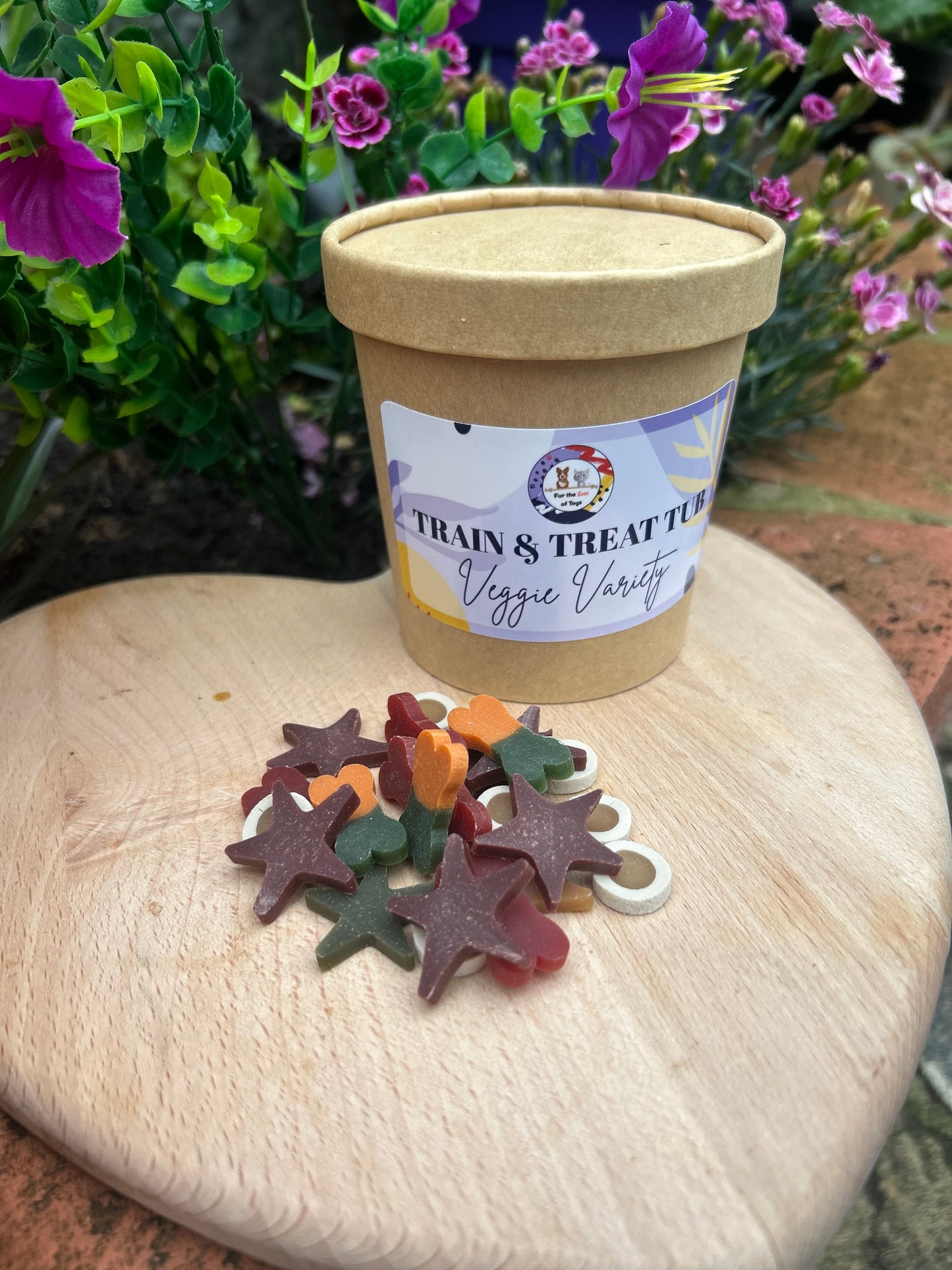TRAIN & TREAT TUB VEGGIE VARIETY