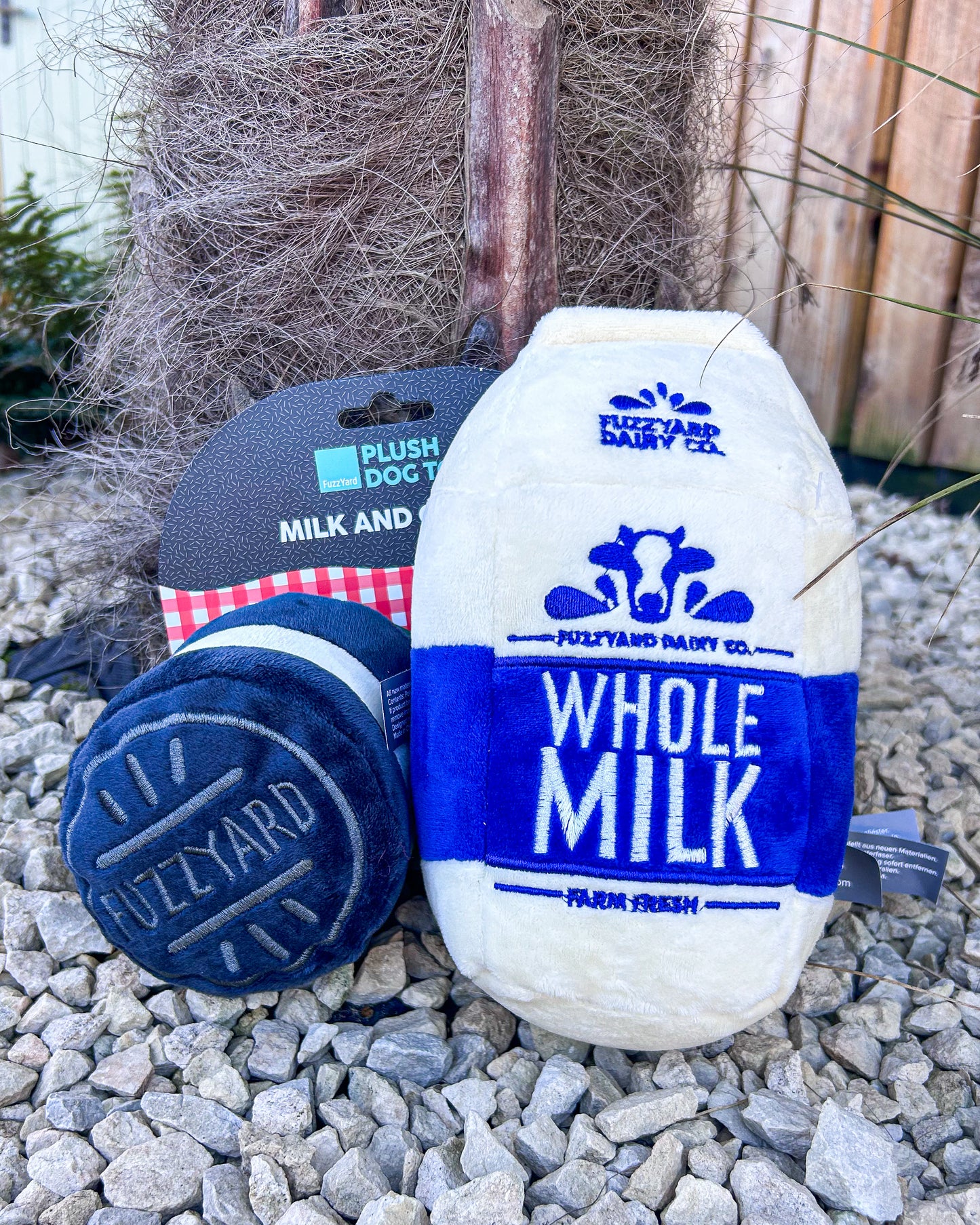 FUZZYARD MILK & COOKIE 2 PIECE LARGE PLUSHIE SET