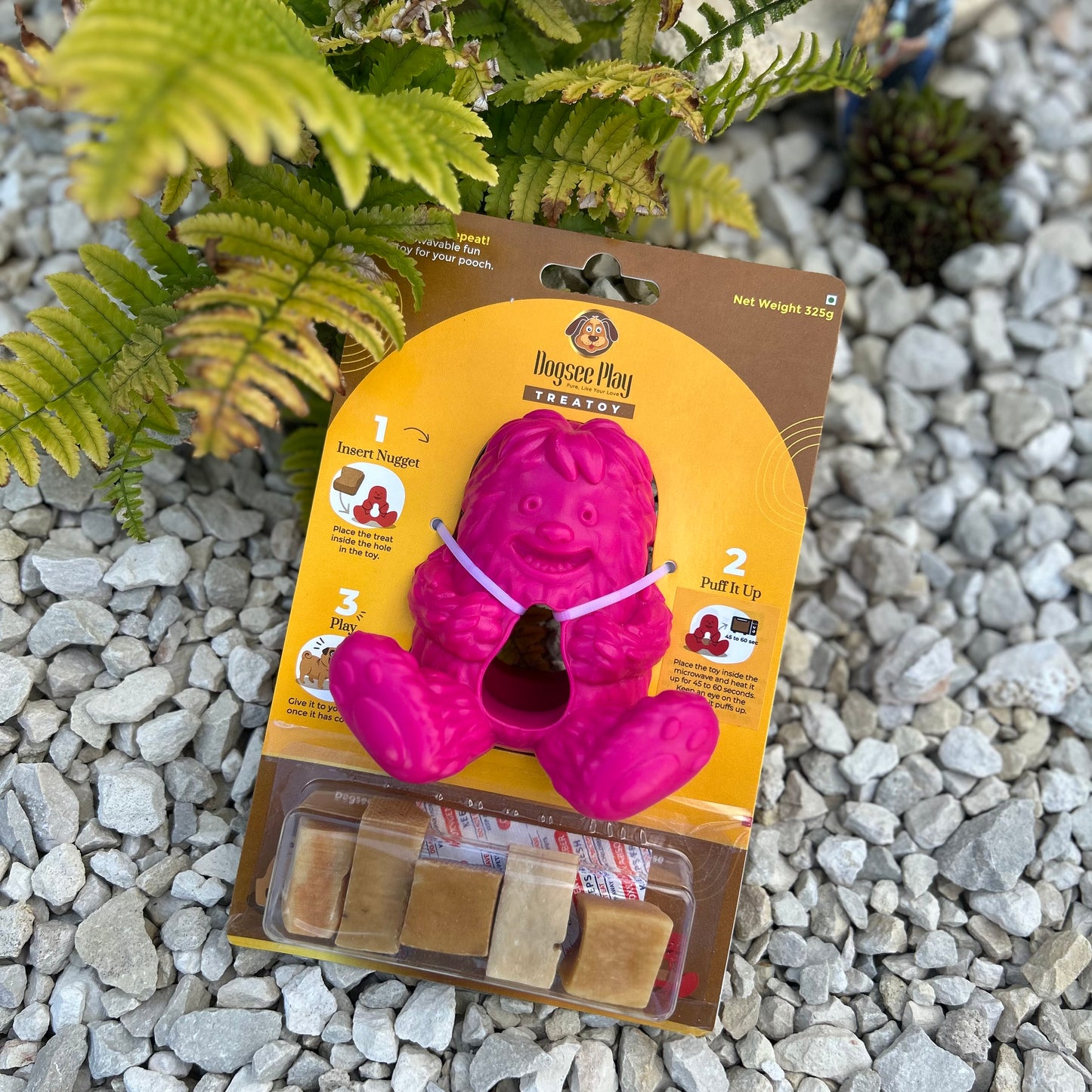 DOGSEE YETTI YAK ENRICHMENT TOY WITH YAK PUFFS & YAK REFILS