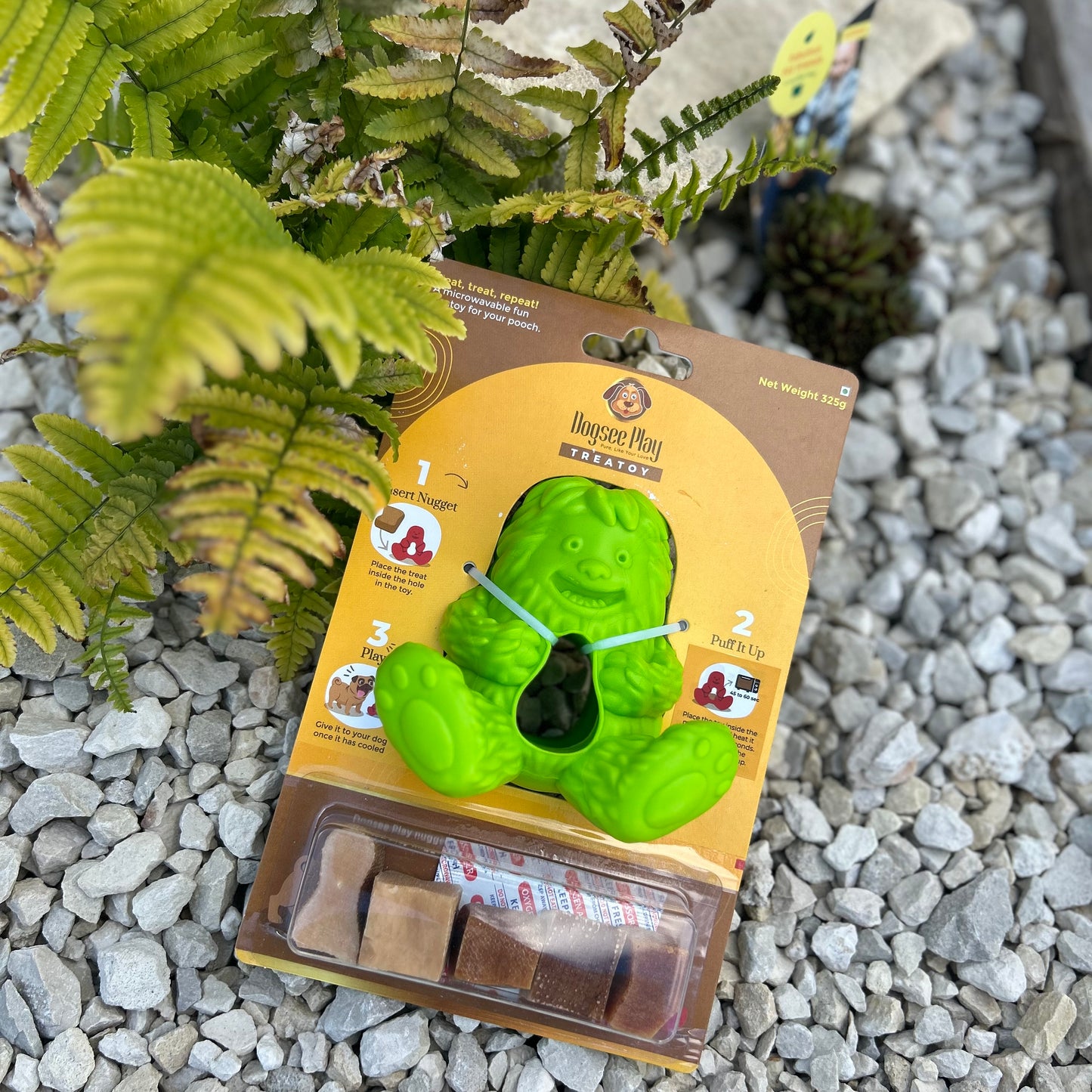 DOGSEE YETTI YAK ENRICHMENT TOY WITH YAK PUFFS & YAK REFILS