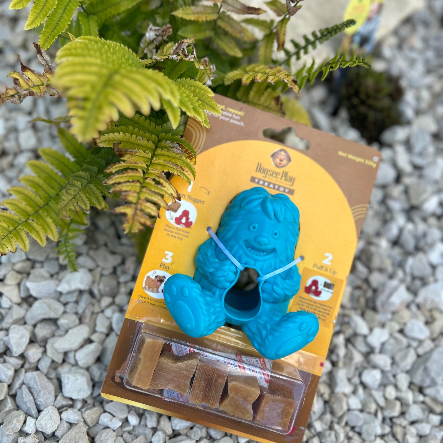 DOGSEE YETTI YAK ENRICHMENT TOY WITH YAK PUFFS & YAK REFILS