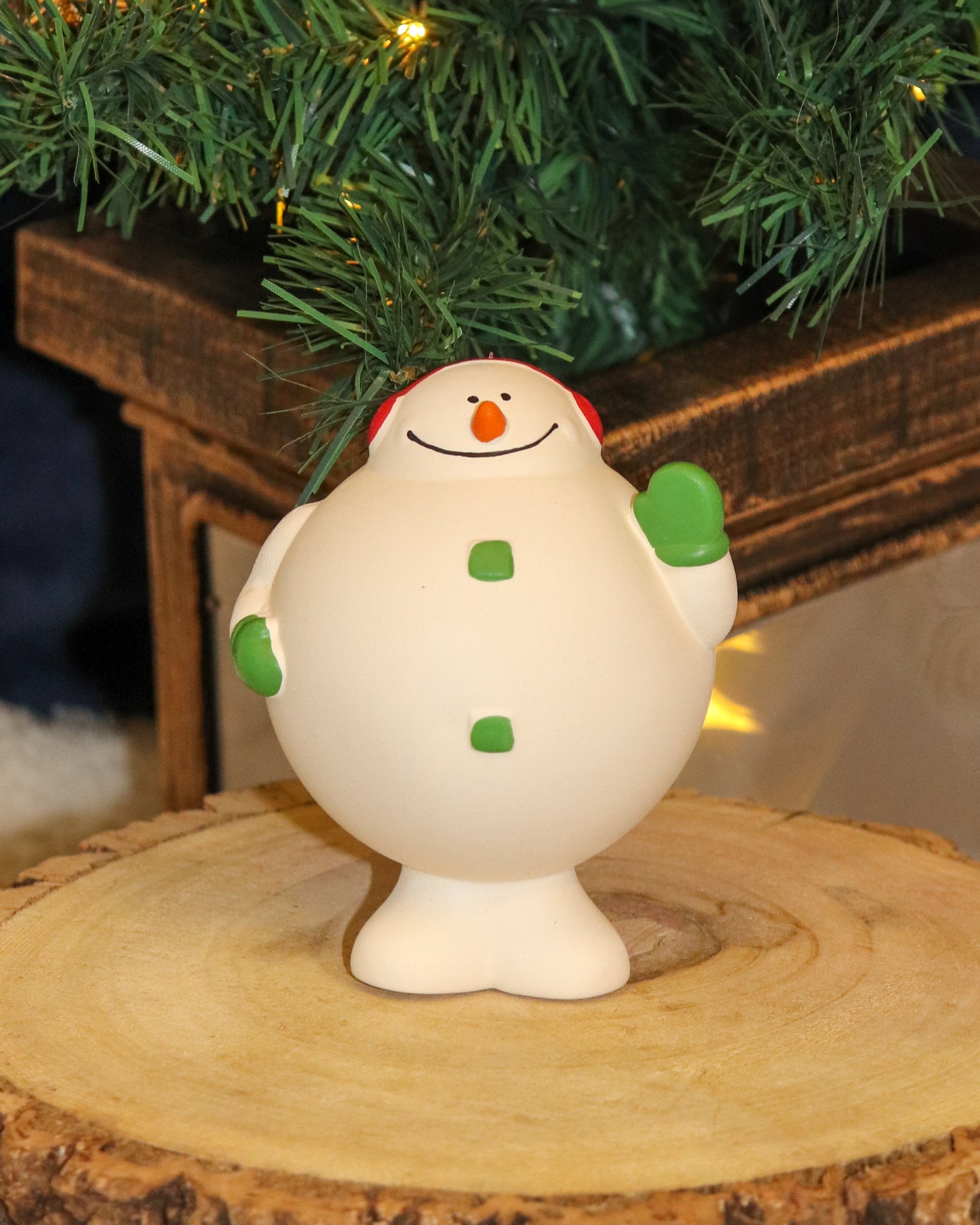 JOLLY SNOWMAN THE SQUEAKY LATEX TOY