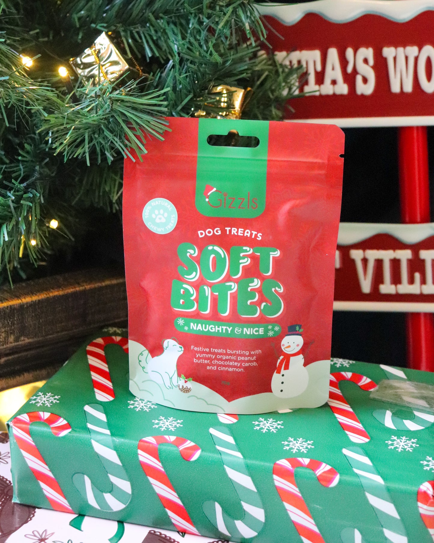 GIZZLS NAUGHTY & NICE SOFT BAKED CHRISTMAS TREATS