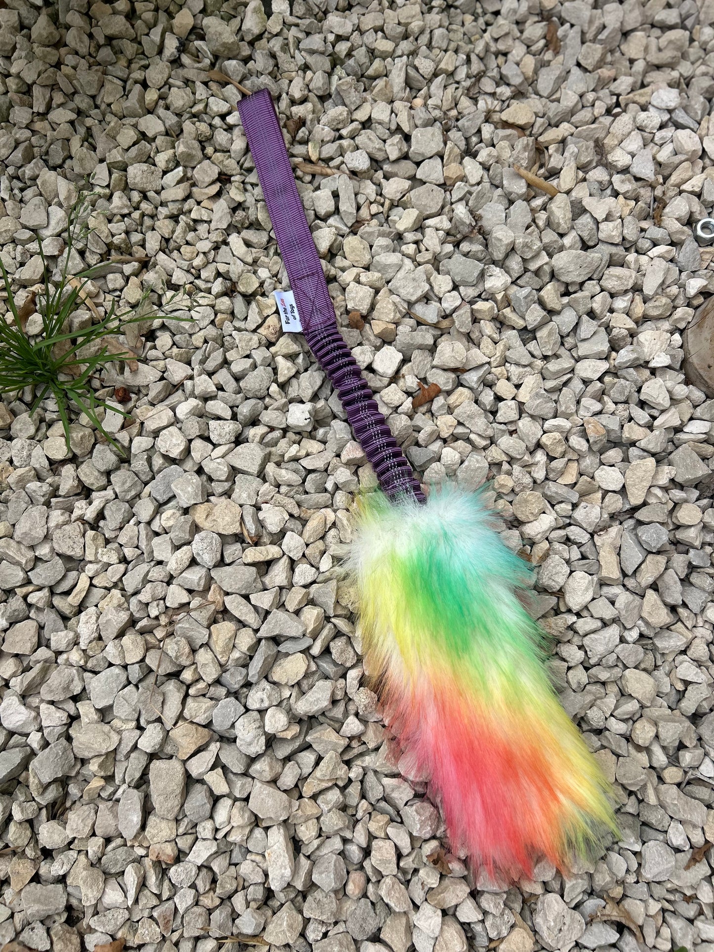 FAUX FUR BUNGEE LURE TUG ROPES
