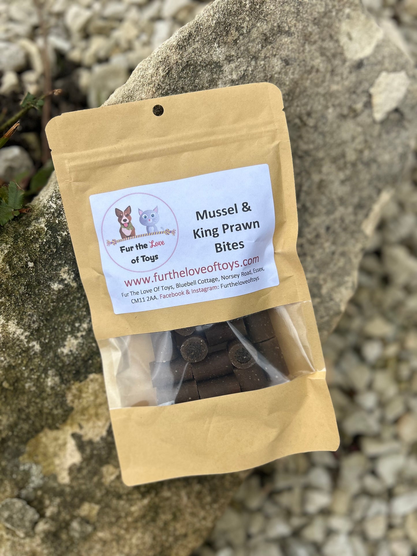 GREEN LIPPED MUSSEL & KING PRAWN BITES 100g