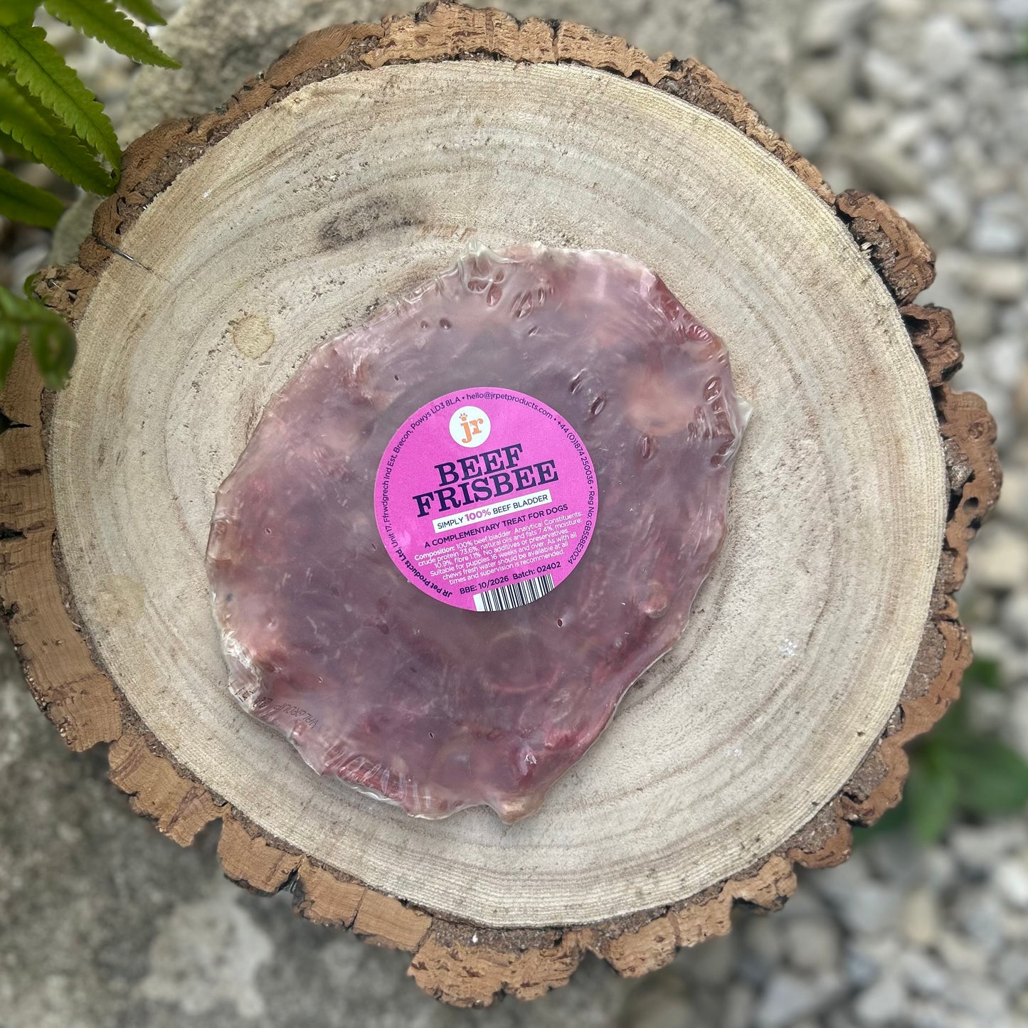 JR BEEF FRISBEE CHEW