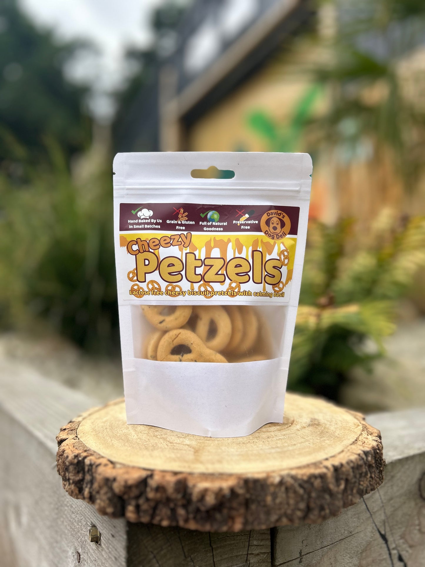 CHEEZY PETZELS HANDBAKED DOG BISCUITS