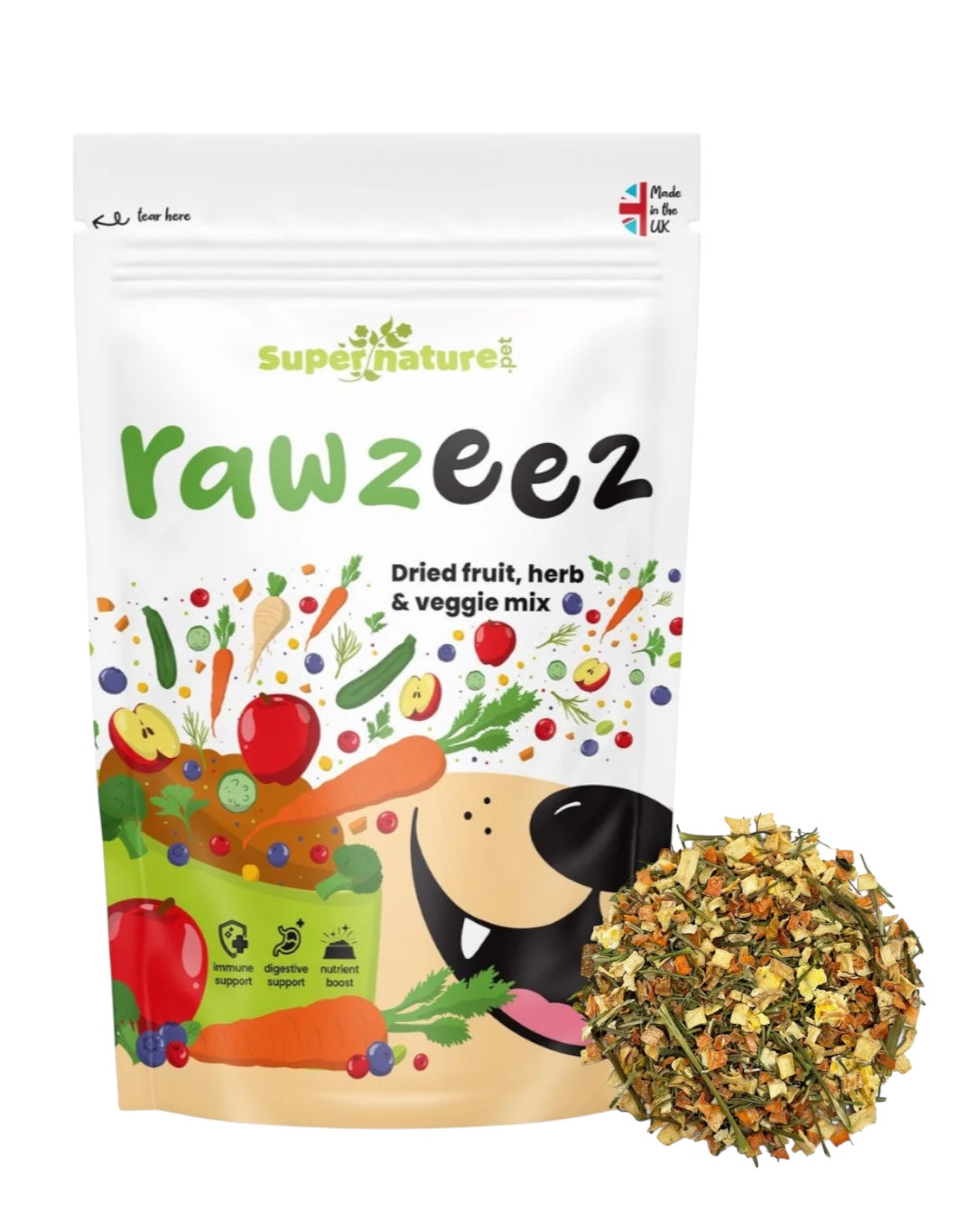 RAWEEZ DRIED FRUIT & VEG SUPPLEMENT