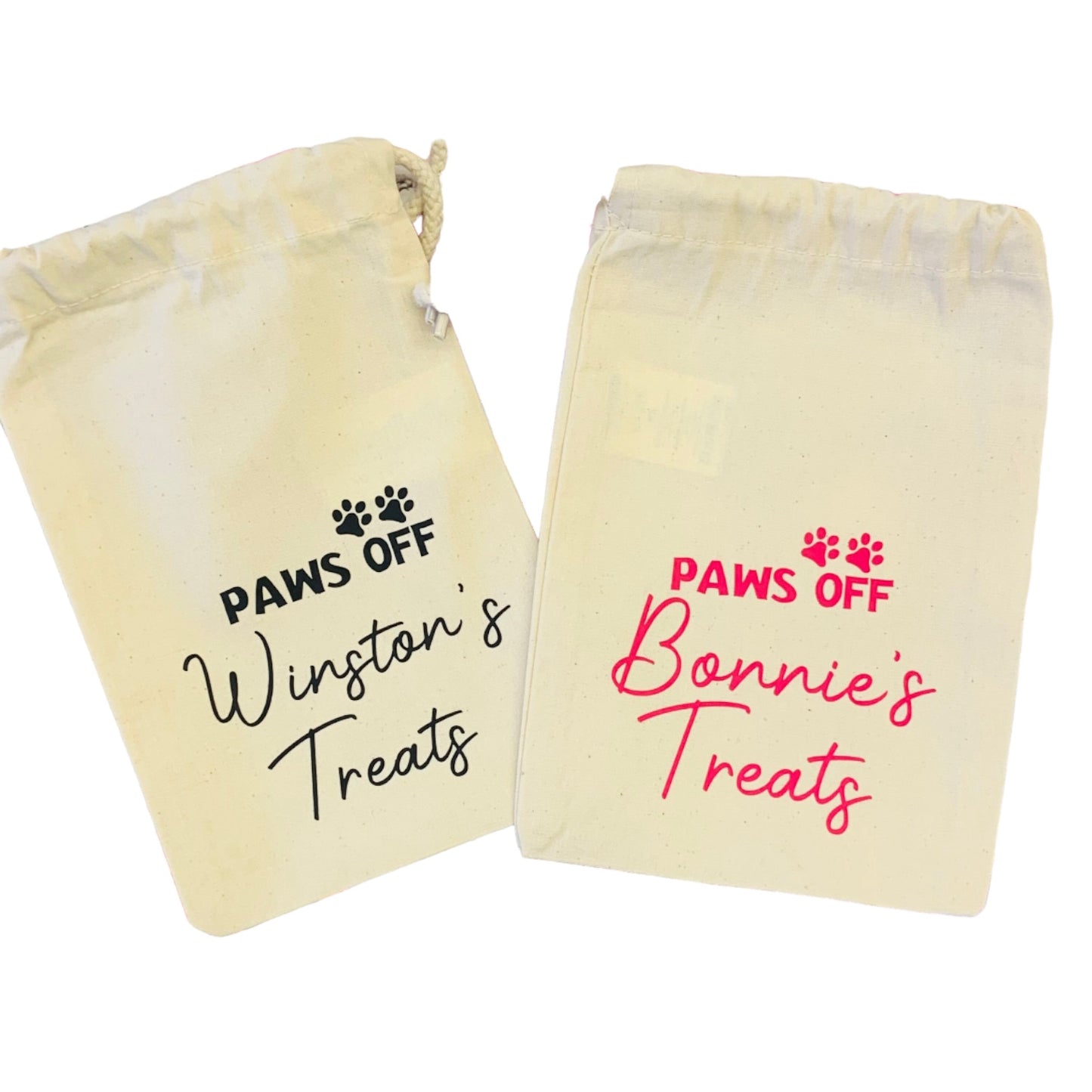 PERSONALISED TREAT BAGS/ POUCHES