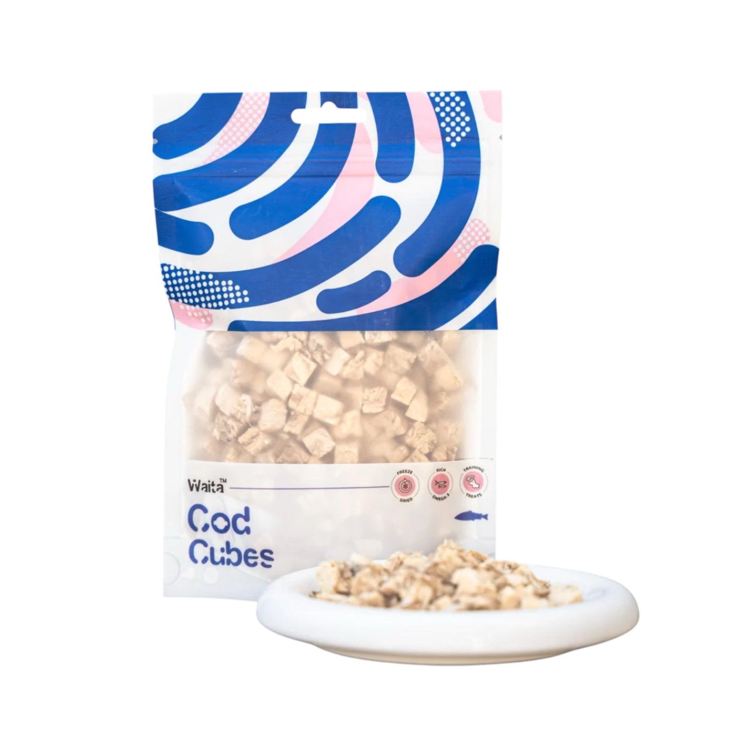 WAITA FREEZE DRIED COD CUBES TRAINING TREATS