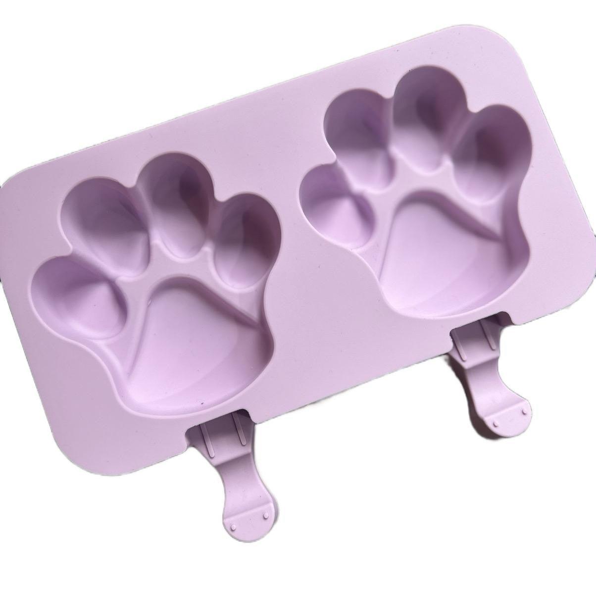 PAW DOUBLE LOLLY SILICONE MOULD