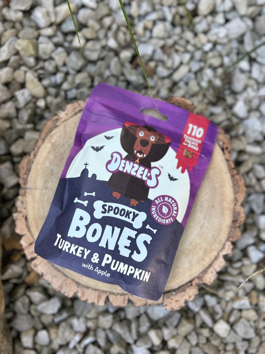 DENZEL’S SPOOKTACULAR BONES TRAINING TREATS
