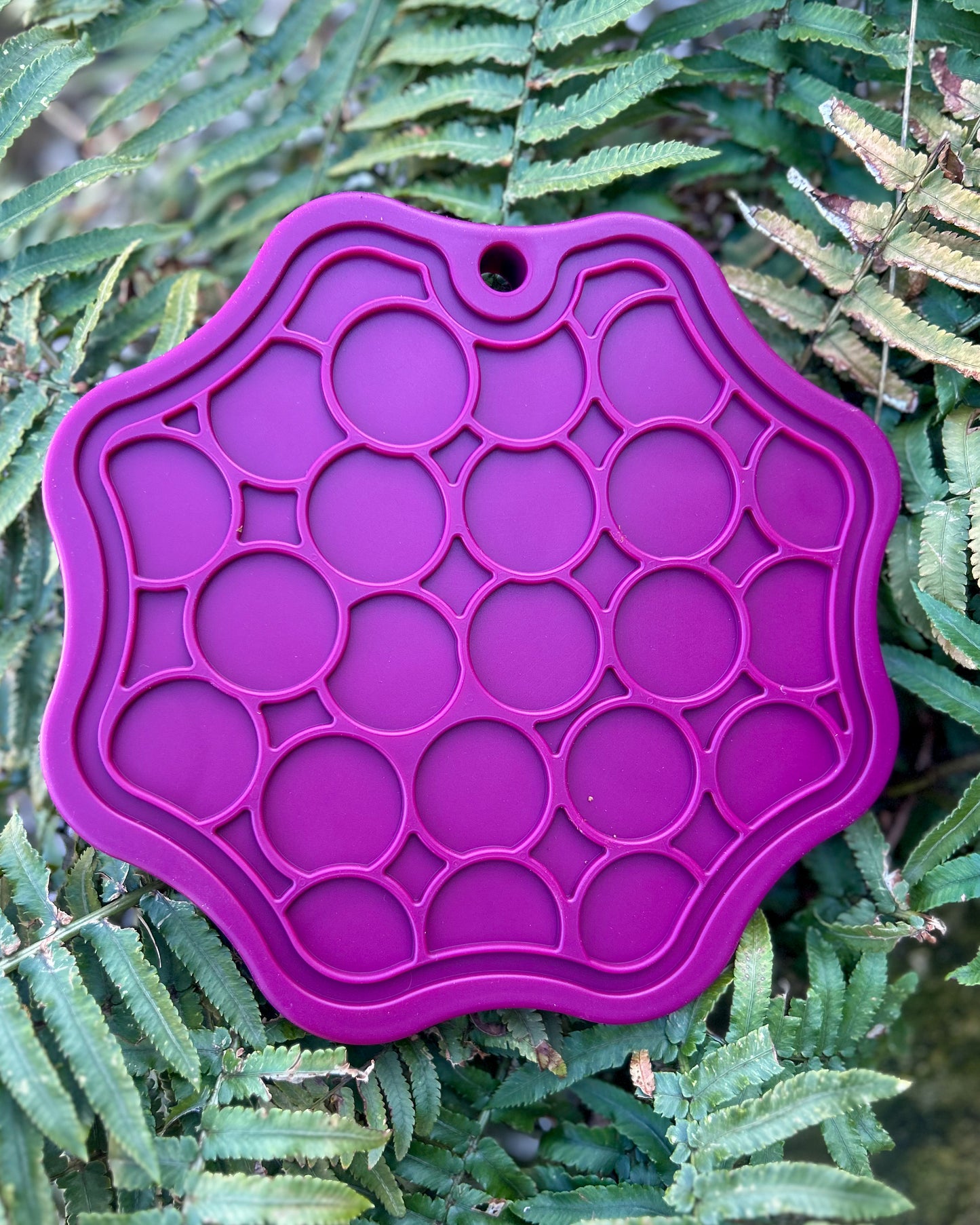 GRAPE GALAXY 2 IN 1 SILICONE SLOW FEEDER BOWL & LICK MAT