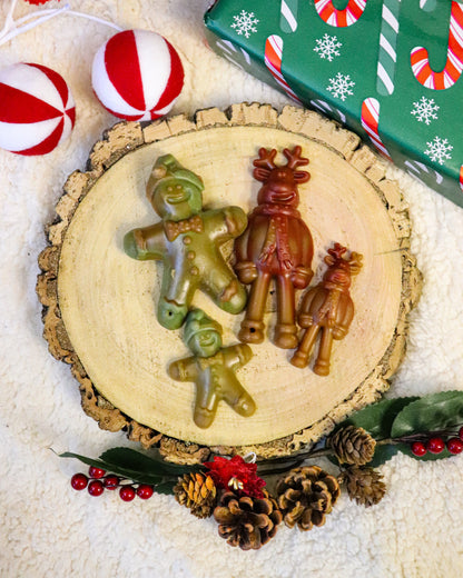 CHRISTMAS GINGER & DASHER VEGGIE DOG TREAT CHEW