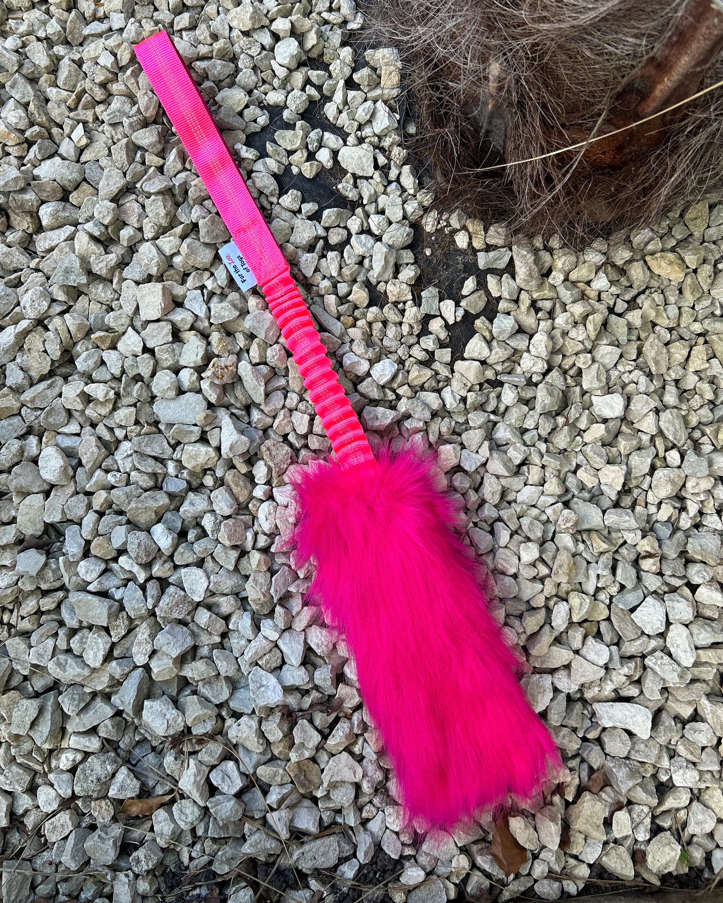 FAUX FUR BUNGEE LURE TUG ROPES