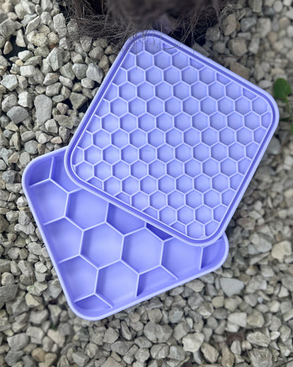 LID IT 2 IN ONE SLOW FEEDER BOWL LICK MAT WITH LID