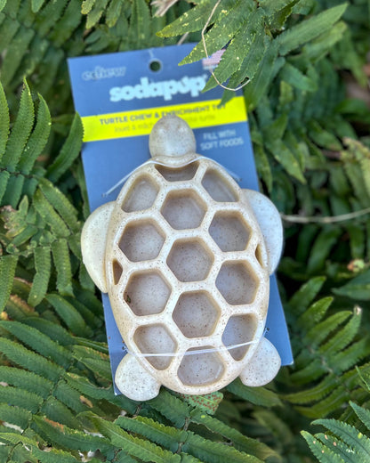 SODAPUP TURTLE ENRICHMENT & POWER CHEWER TOY