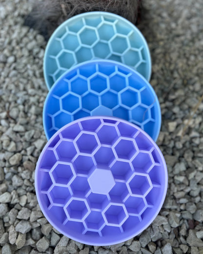 HONEYCOMB HIVE SILICONE SLOW FEEDER BOWL