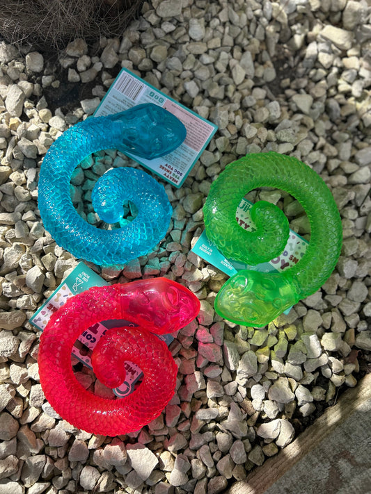 STUFF A SNAKE CURLED ENRICHMENT TOY