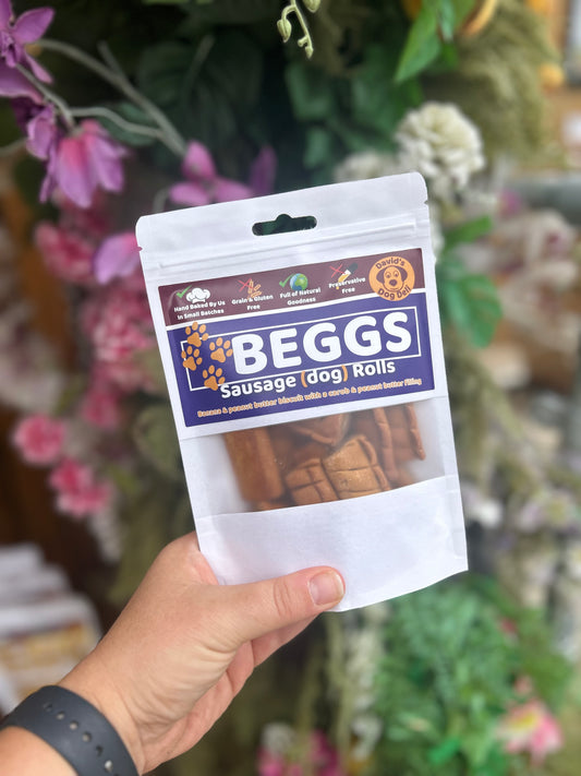 BEGGS SAUSAGE (DOG) ROLLS HANDBAKED BISCUITS