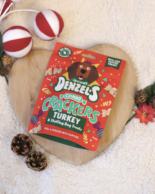 DENZELS CHRISTMAS CRACKERS TURKEY & STUFFING TRAINING TREATS