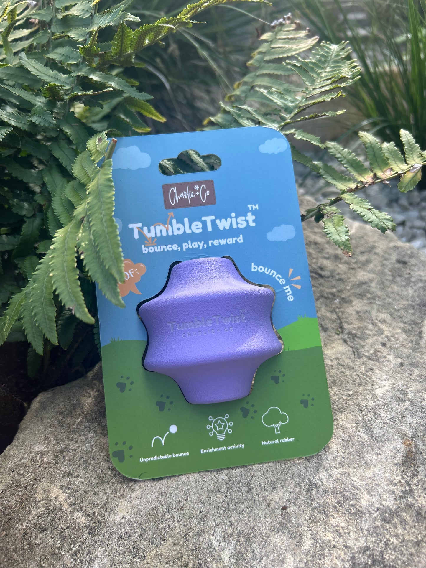 TUMBLE TWIST ENRICHMENT TOY BALL