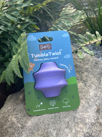 TUMBLE TWIST ENRICHMENT TOY BALL