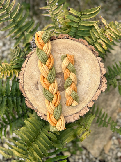 TRI TONE PEANUT BUTTER BRAID REGULAR & XL