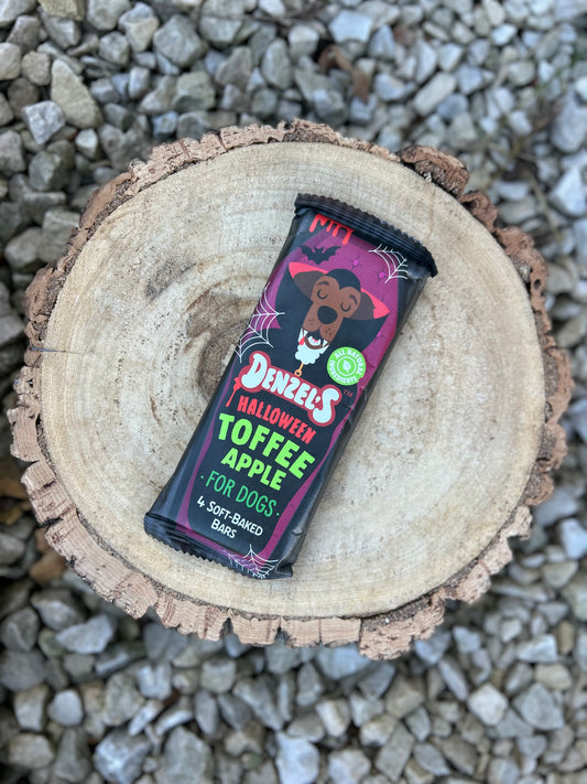 DENZEL’S HALLOWEEN TOFFEE APPLE STICKS