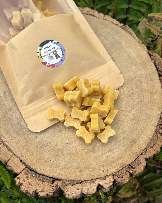 CHEESE BONES TRAINING TREATS (MXED SIZES)
