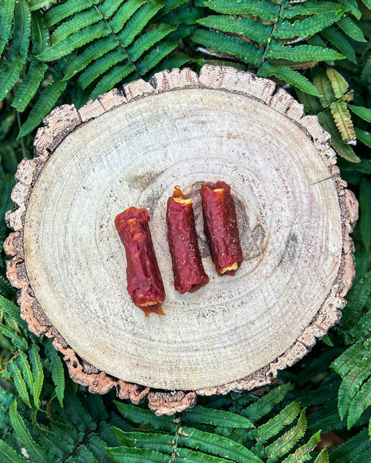 DUCK WRAPPED RICE TUBES