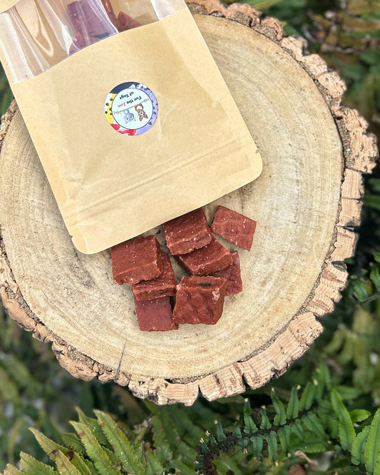 BEEF & APPLE BITES 100G