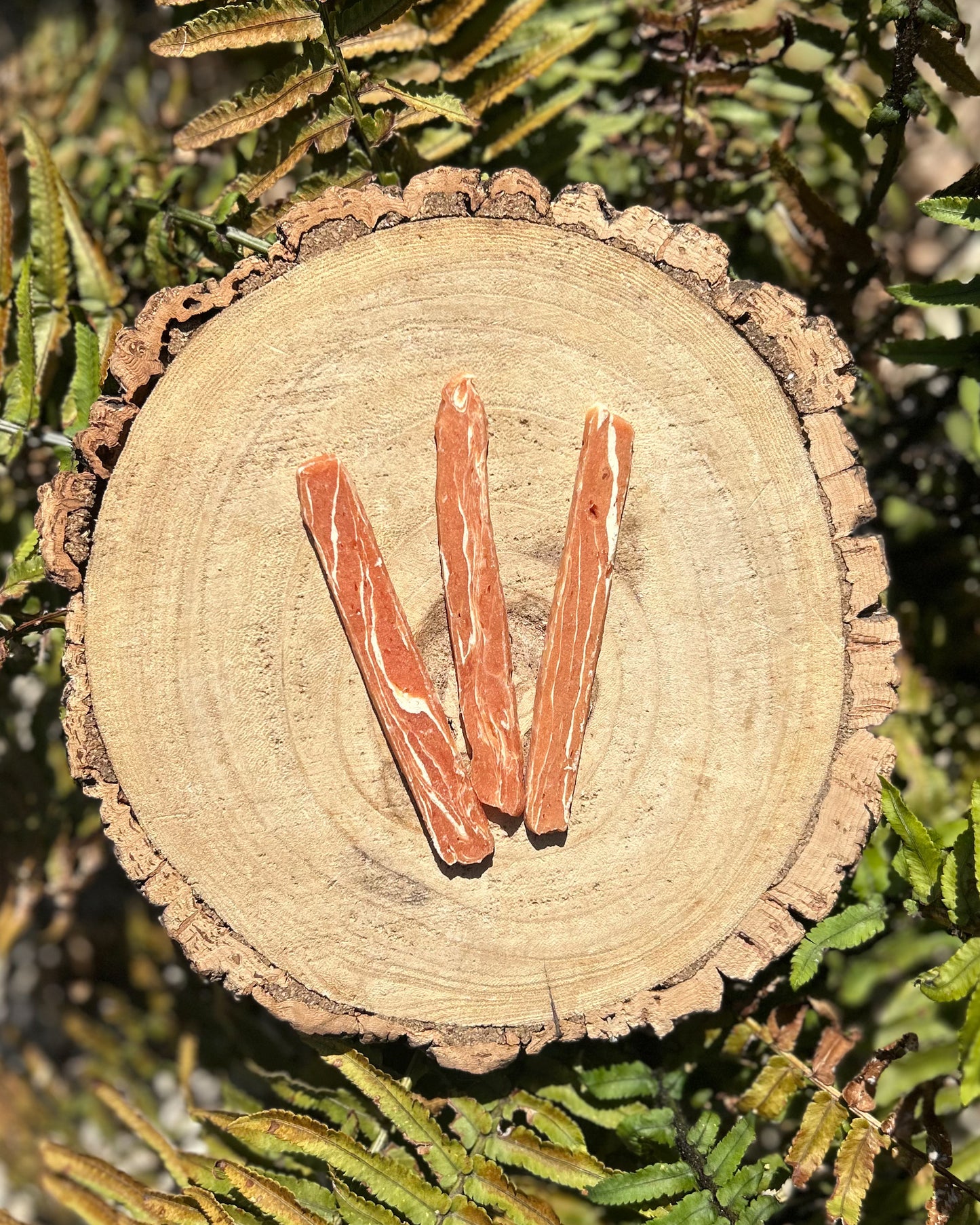 MARBLED MEATY STRIPS (SALMON, RABBIT, BEEF)