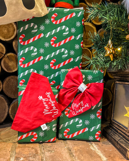 PRE ORDER - VINTAGE INITIAL PERSONALISED CHRISTMAS ADVENT BAGS  12 & 25 DAY