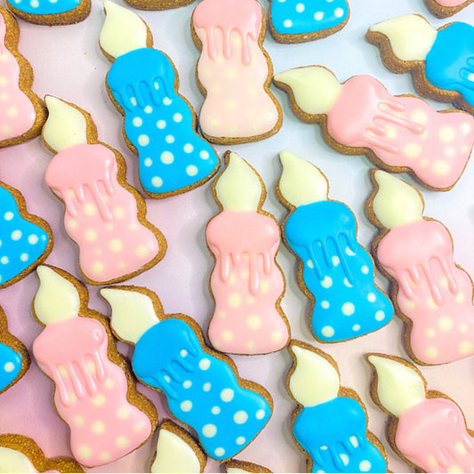 NELSON’S LOLLY CANDLE BIRTHDAY BISCUIT