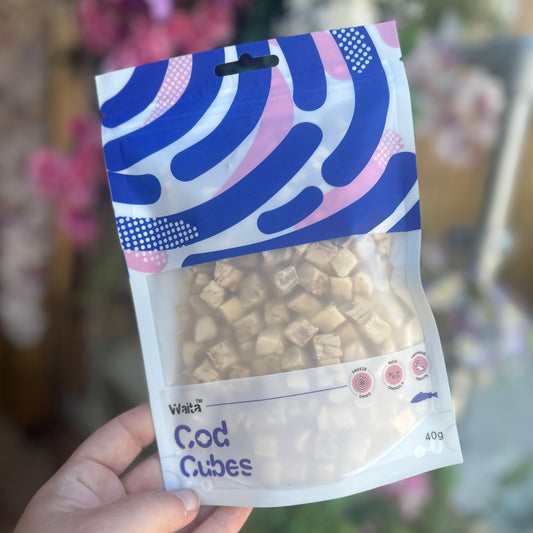 WAITA FREEZE DRIED COD CUBES TRAINING TREATS